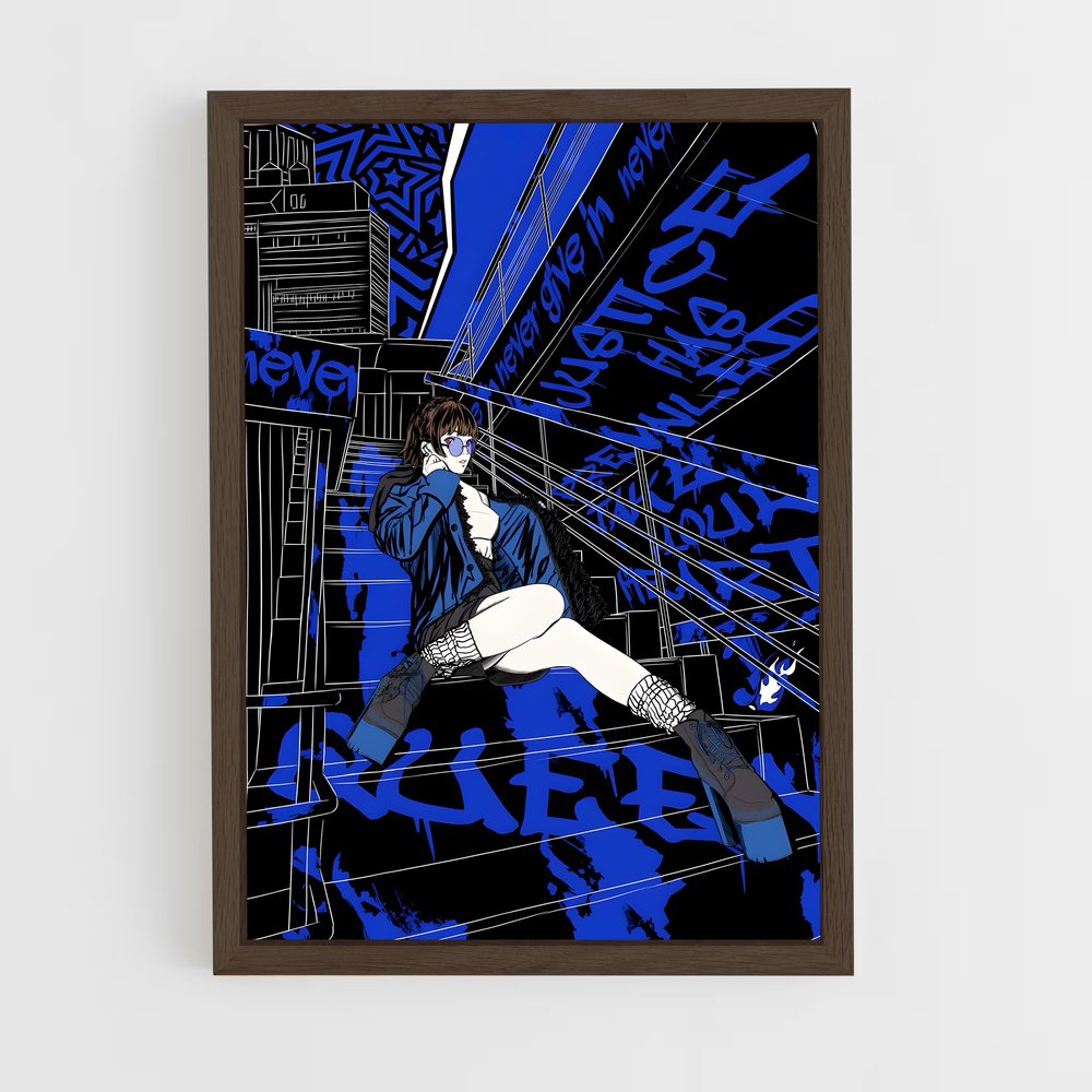 Poster L'Écho du Ledge – affiche Persona 5 (vue 5)